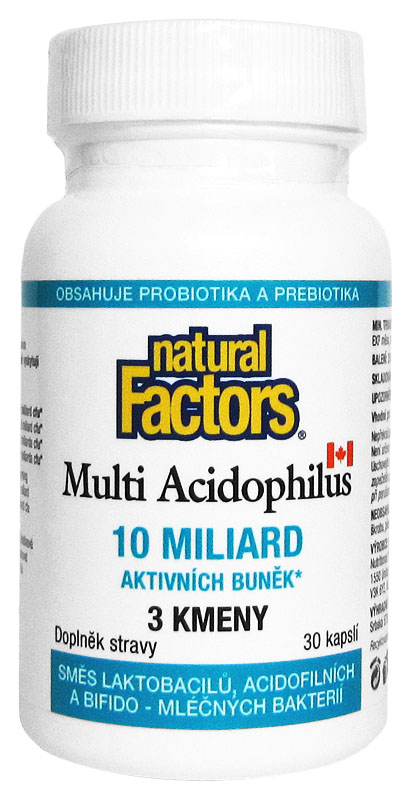 Multi acidophilus 3 kmeny, 10mld buněk 30cps