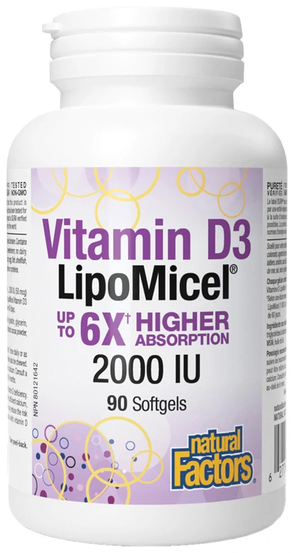 VITAMIN D3 LipoMicel® 2000 IU
