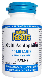 Multi acidophilus 3 kmeny, 10mld buněk 90cps