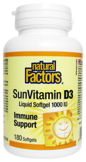 Vitamin D3 1000IU 180cps